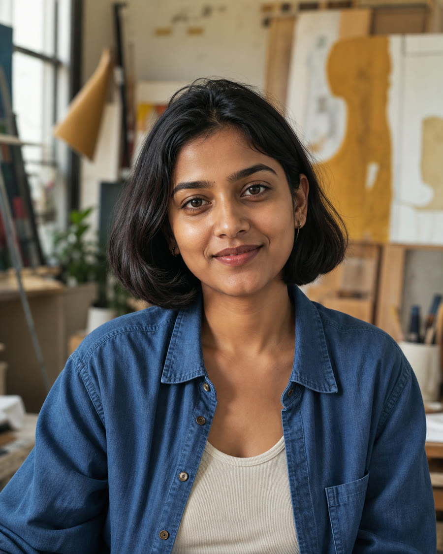 Illustrative portrait of Kavya Nair